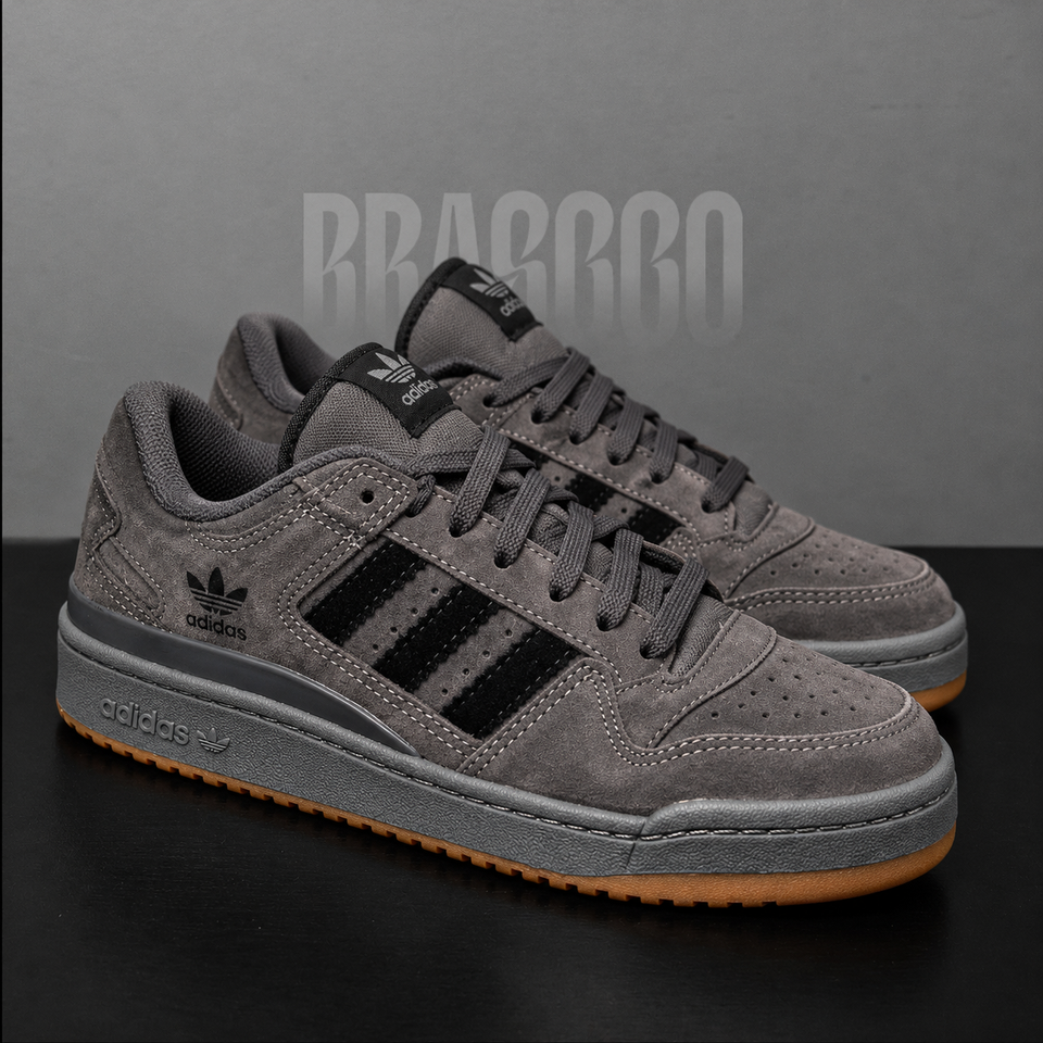 Tênis Forum Low 84 ADV - Chumbo