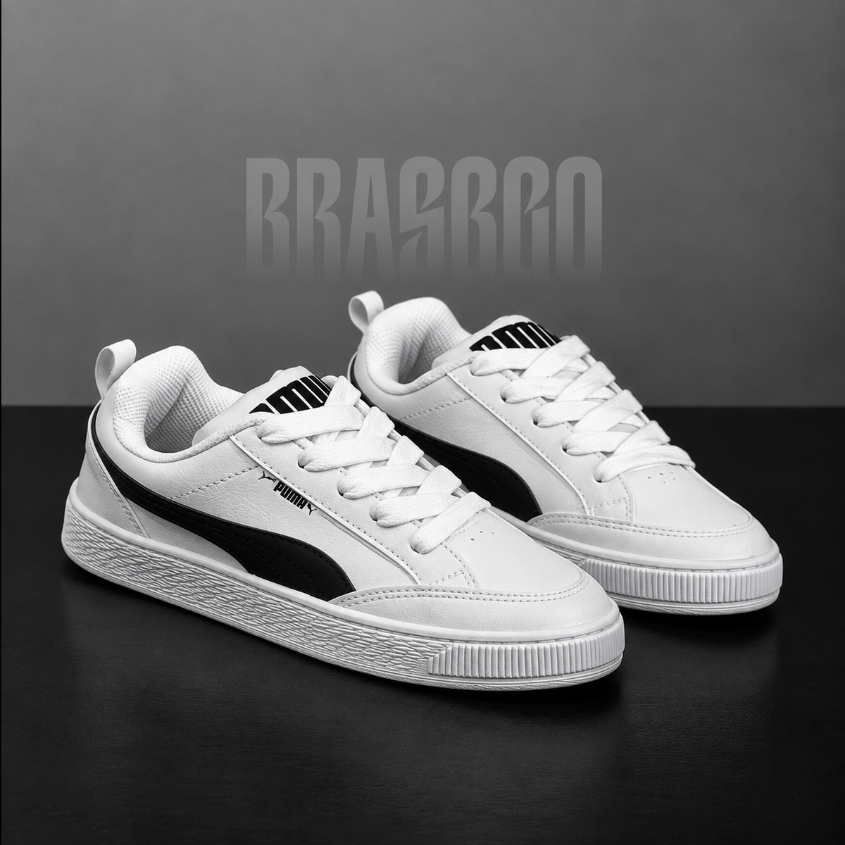 Tênis Puma Park - Branco/Preto