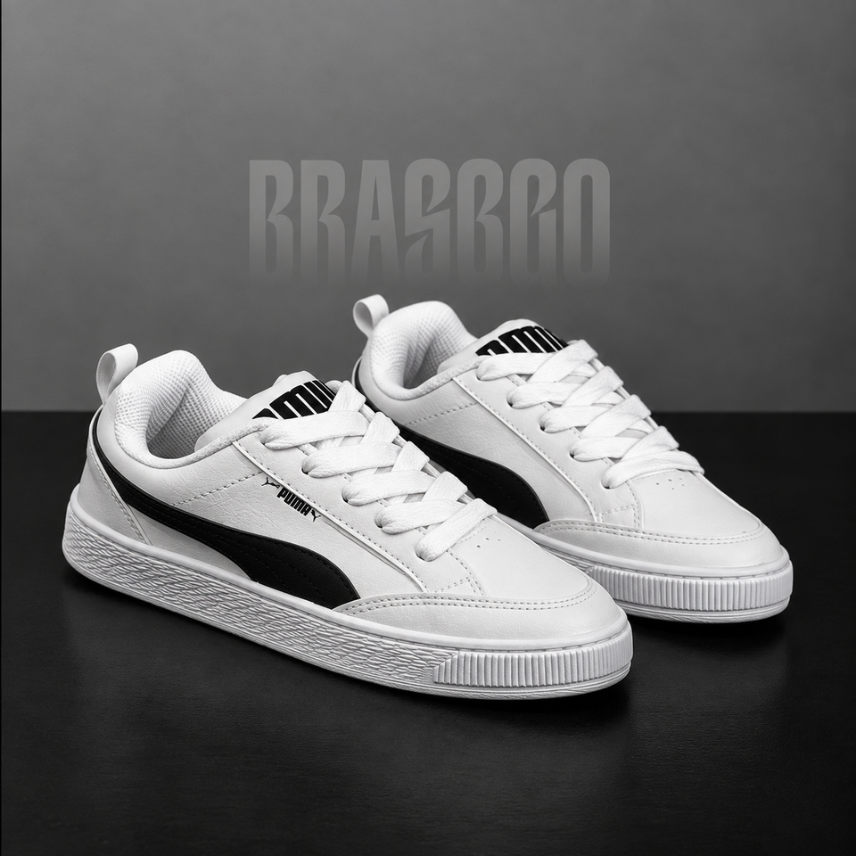 Tênis Puma Park - Branco/Preto