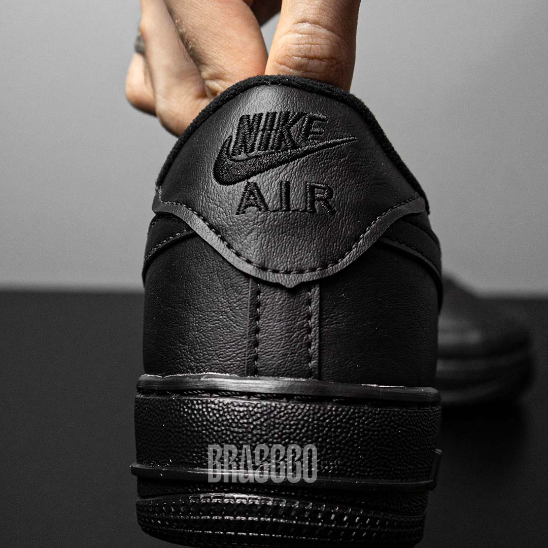 Tênis Air Force 1 Premium Luxo - Preto