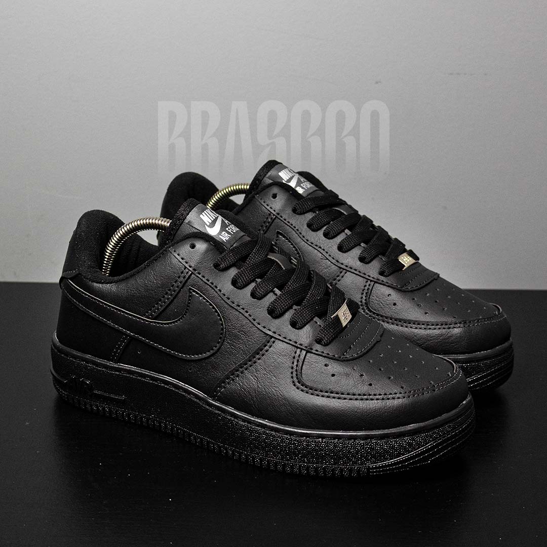 Tênis Air Force 1 Premium Luxo - Preto
