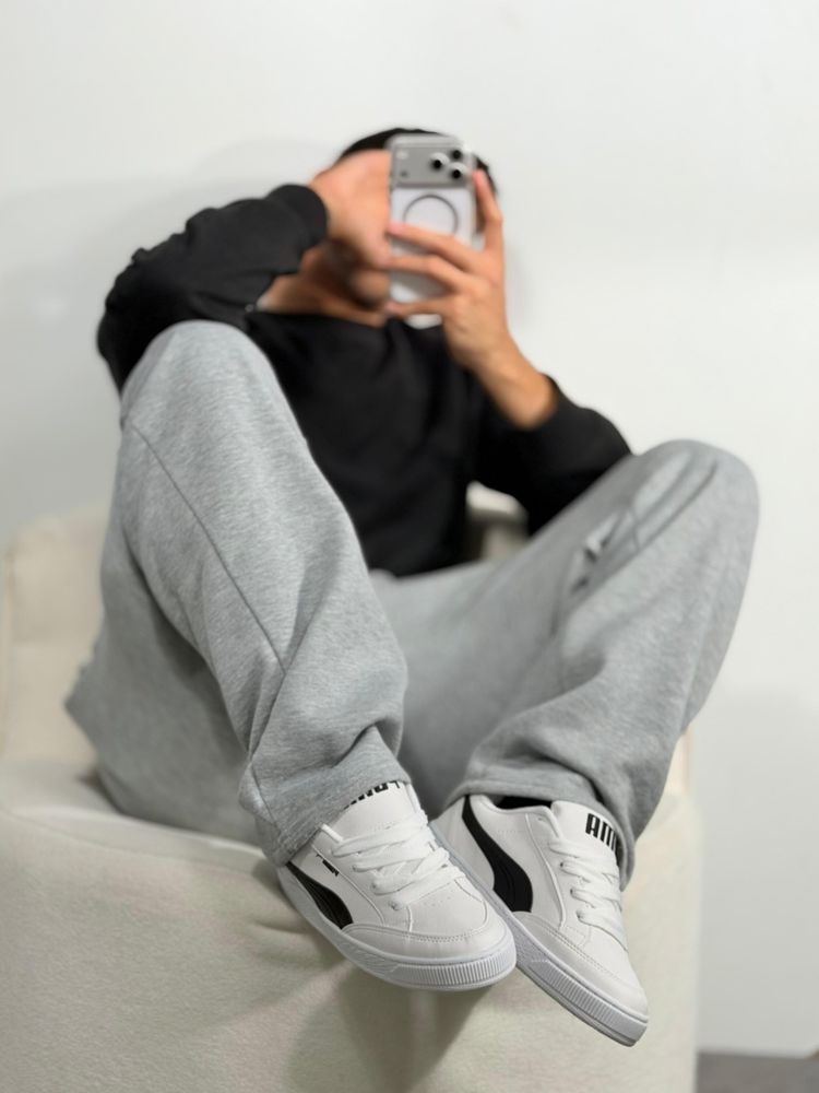 Tênis Puma Park - Branco/Preto