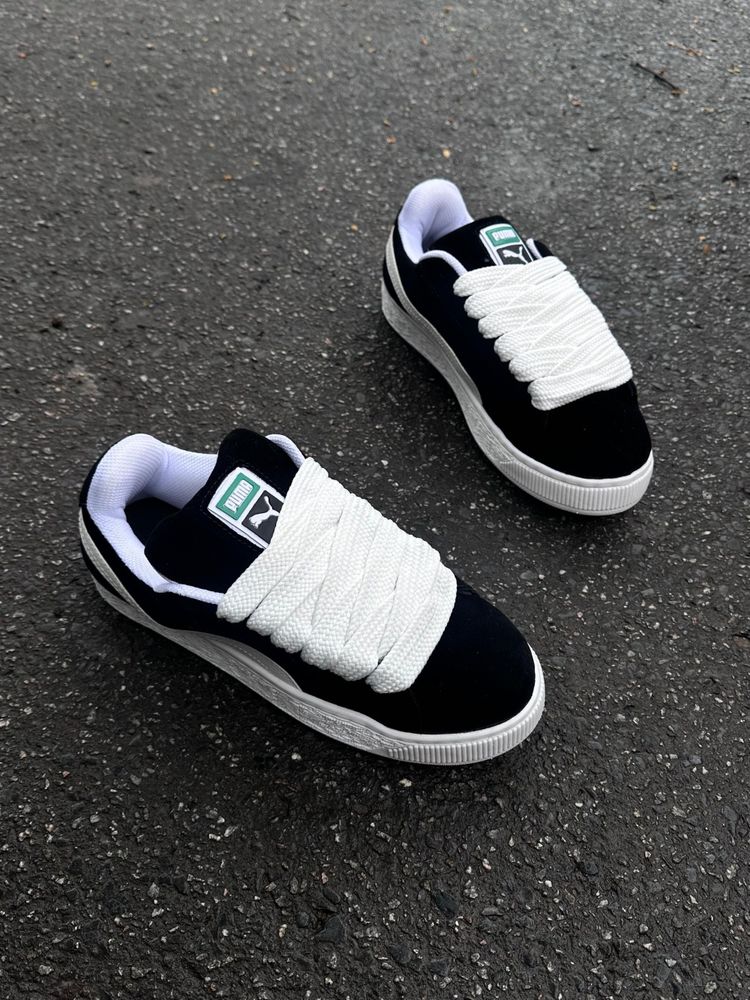 Tênis Puma Suede XL - Preto/Branco